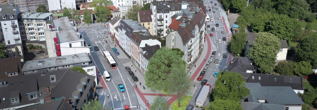Luftbild und Visualisierung
